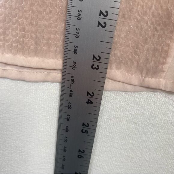 Victoria's Secret Pale Pink Semi Sheer Sequined High Neck Sleeveless Top Size M - Picture 13 of 13